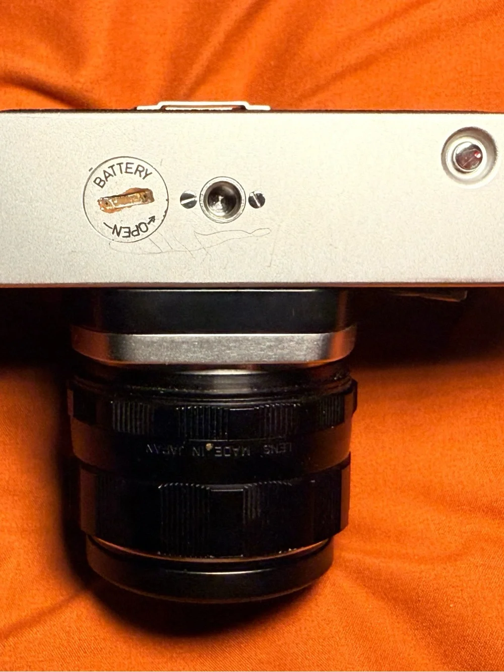 Pentax Spotmatic Camera in Silver & Black with Takumar Lens
